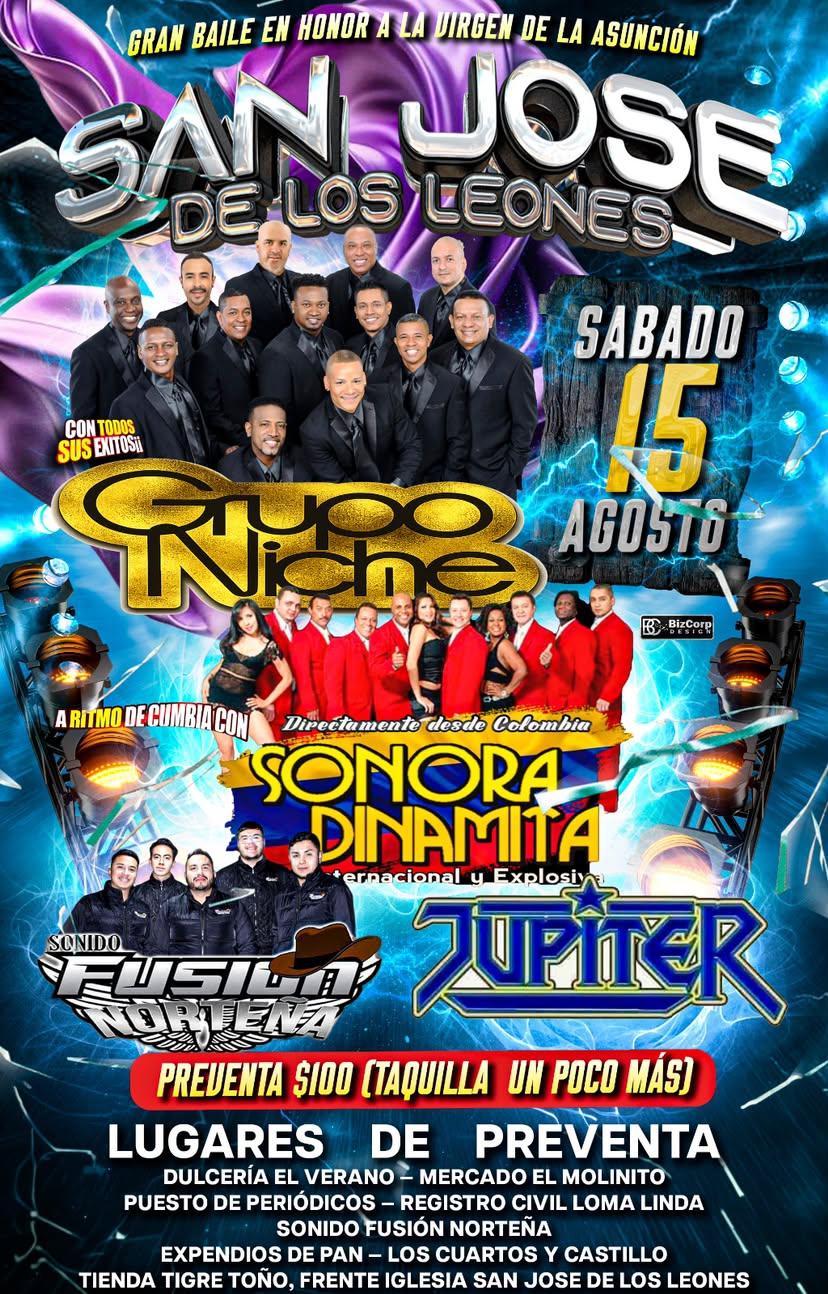 Flyer — Gran Baile San José de los Leones